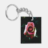 Rose Schlüsselanhänger (Vorderseite links)