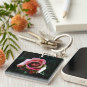 Rose Schlüsselanhänger (Vorderseite rechts)