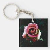 Rose Schlüsselanhänger (Vorderseite)