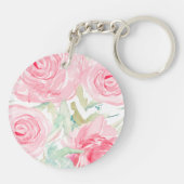 Rose Schlüsselanhänger (Rückseite)