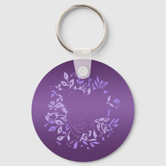 Rose Schlüsselanhänger (Rückseite)