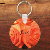 Rose Schlüsselanhänger (Vorderseite)
