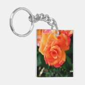 Rose Schlüsselanhänger (Vorderseite links)