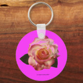 Rose Schlüsselanhänger (Vorderseite)