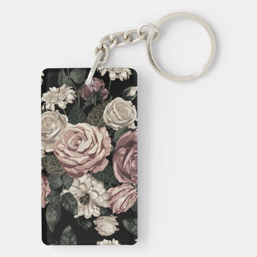 Rose Schlüsselanhänger (Rückseite)