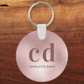 Rose Schlüsselanhänger (Vorderseite)