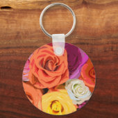 Rose Schlüsselanhänger (Vorderseite)