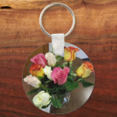 Rose Schlüsselanhänger (Vorderseite)