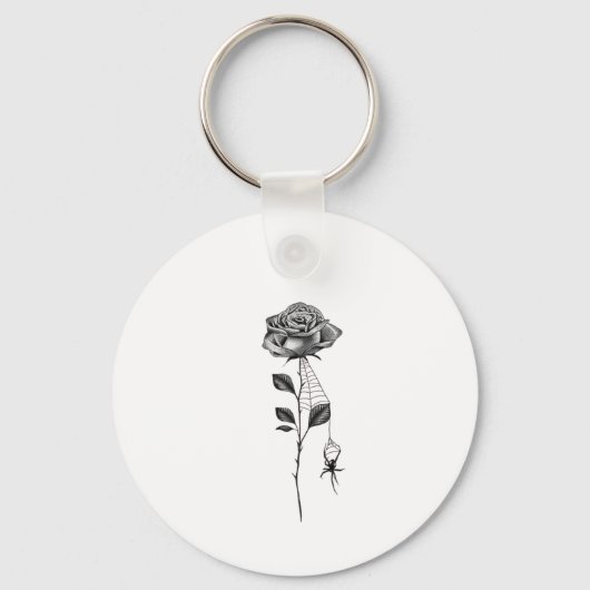 Rose Schlüsselanhänger (Vorderseite)