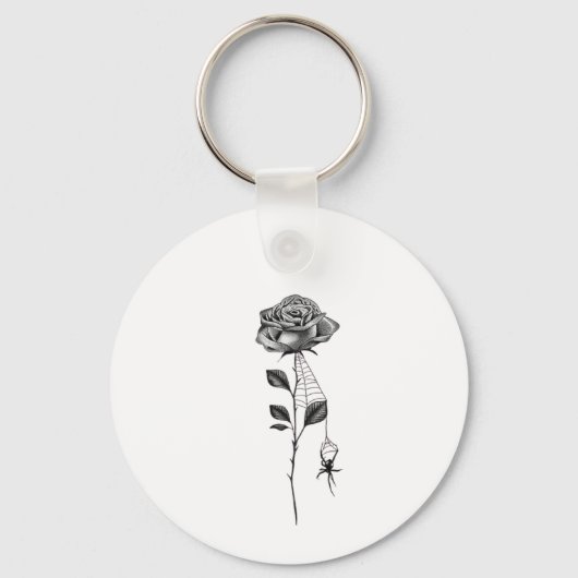 Rose Schlüsselanhänger (Rückseite)