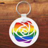 Rose Schlüsselanhänger (Vorderseite)