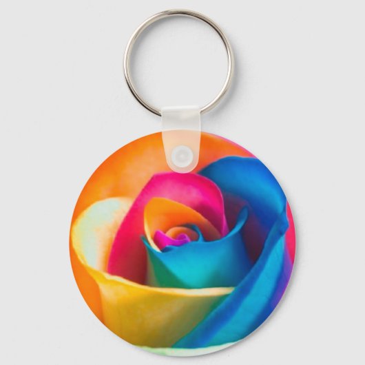 Rose Schlüsselanhänger (Vorderseite)