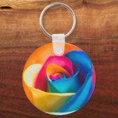 Rose Schlüsselanhänger (Vorderseite)