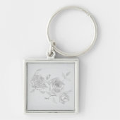Rose Schlüsselanhänger (Vorne)