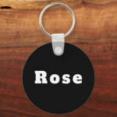 Rose Schlüsselanhänger (Rückseite)
