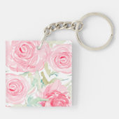 Rose Schlüsselanhänger (Rückseite)