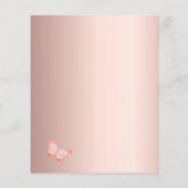 Rose-Schmetterling-Haushalt Flyer (Hinten)