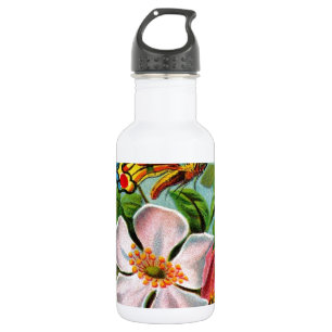 Rose & Schmetterling Trinkflasche