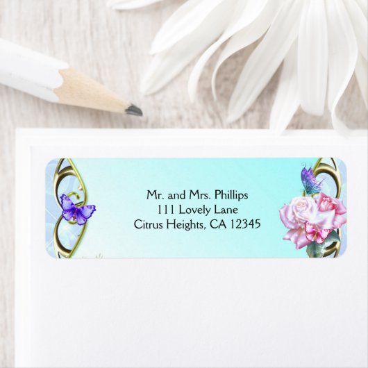 Rose & Schmetterlinge Geburtstagsparty (Insitu)