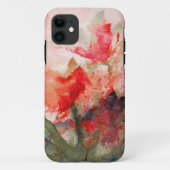"Rose-Schmetterlinge" iPhone Case (Rückseite)