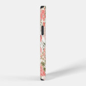 Rose Schmetterlinge Nahtlose Patchwork iPhone Hülle (Rechte Seite)