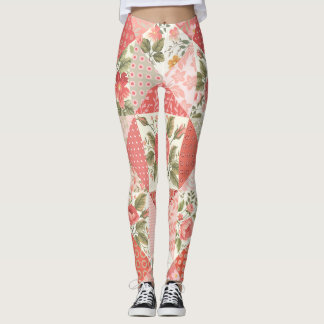 Rose Schmetterlinge Nahtlose Patchwork Leggings