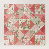 Rose Schmetterlinge Nahtlose Patchwork Puzzle (Vertikal)