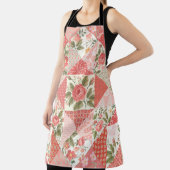 Rose Schmetterlinge Nahtlose Patchwork Schürze (InSitu)