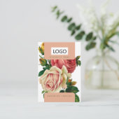 Rose Schmuck Ohrringe - Netzklace-Display-Karte Visitenkarte (Stehend Vorderseite)