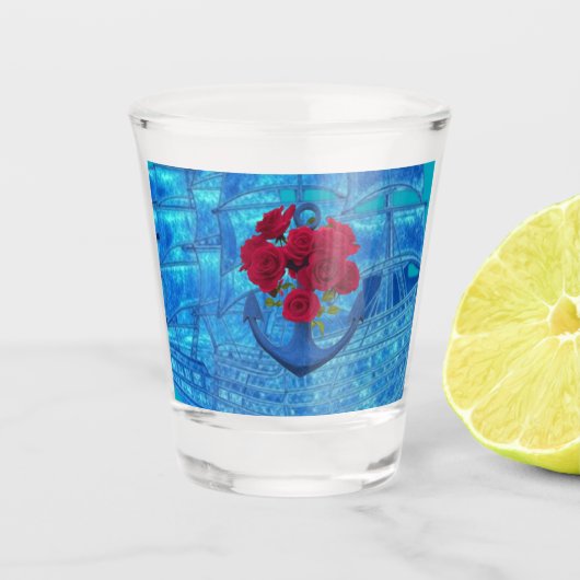 ROSE SCHNAPSGLAS (Vorderseite)
