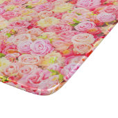 Rose Schneidebrett (Ecke)