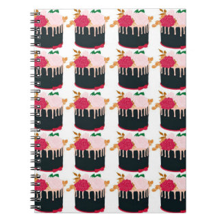 Rose Schokoladenkuchen - Funny Chocolate Lover Ges Notizblock