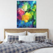 Rose, schöne Kunstmalerei Leinwanddruck (Insitu (Schlafzimmer))