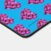 Rose Schreibtischunterlage (Ecke)