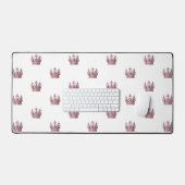 Rose Schreibtischunterlage (Tastatur & Maus)