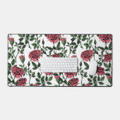 Rose Schreibtischunterlage (Tastatur & Maus)