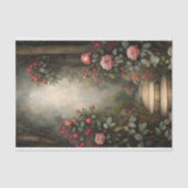 Rose-Schritte jenseits der Dekoupage Seidenpapier (Vorderseite)