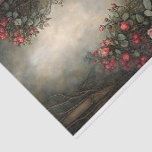 Rose-Schritte jenseits der Dekoupage Seidenpapier (Ausschnitt)