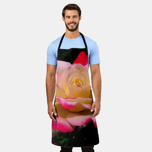 Rose Schürze (Getragen)