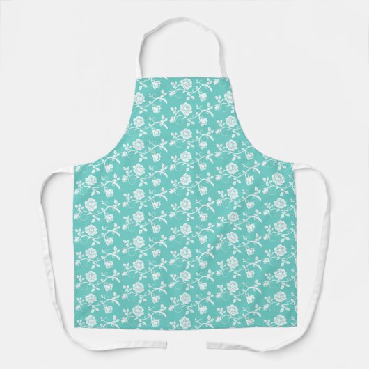 Rose Schürze Wein (Vorderseite)