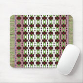 Rose Schwarz, Grün und Weiß, Flower Designer Mousepad (Mit Mouse)