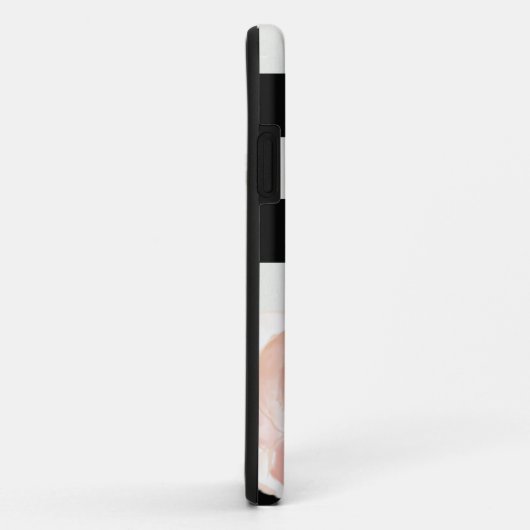 Rose Schwarz/Weiß Case-Mate iPhone Hülle (Hinten/Rechts)