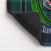 Rose Scottish Clan Tartan and Crest Mousepad (Ecke)