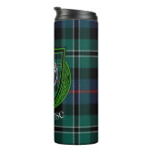 Rose Scottish Clan Tartan & Crest Thermosbecher (Nach rechts gedreht)