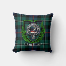 Rose Scottish Clan Tartan & Wappen