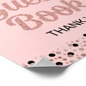 Rose Script Bitte unterschreiben Sie das Gästebuch (Ecke)