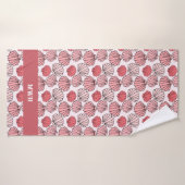 Rose Seashell Pattern Badetuch Set Badehandtuch (Badehandtuch)