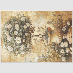 Rose Seidenpapier