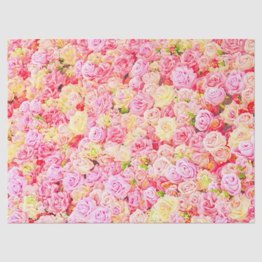 Rose Seidenpapier (Vorderseite)