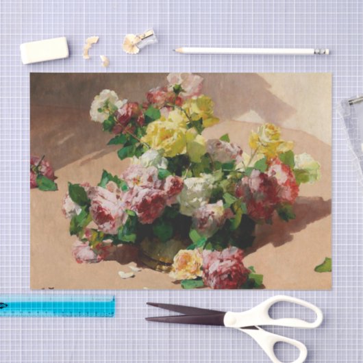 Rose Seidenpapier (Handwerk)